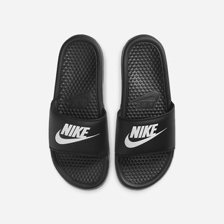 Papuci Nike Benassi Dama Negrii Albi | ABWK-92514